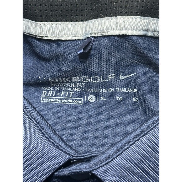 Nike Dri Fit Snap Polo Golf Shirt Mens Size XL MM Fly Framing Commander 746074 - Picture 4 of 9